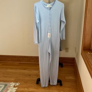 Victoria's Secret Women’s  Thermal Henley Onesi  in Soft Blue